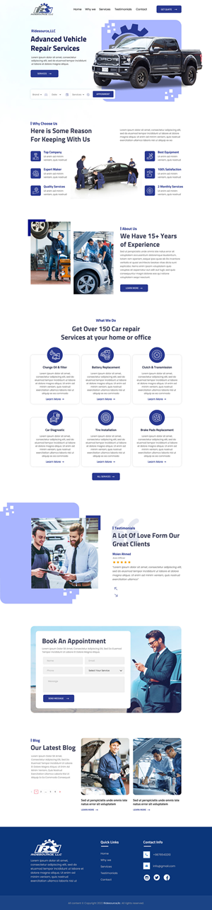 Diseño Wordpress por AWS para RideSource, LLC | Diseño #29744672