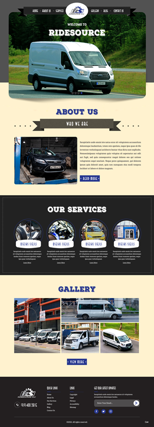 Diseño Wordpress por pb para RideSource, LLC | Diseño #29741310