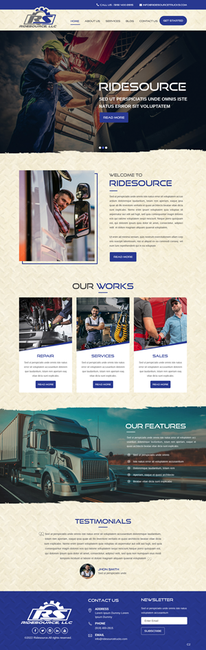 WordPress-Design von pb für RideSource, LLC | Design: #29741311