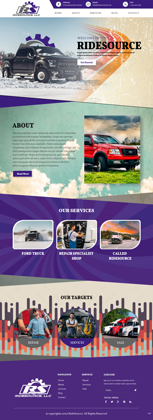 WordPress-Design von pb für RideSource, LLC | Design: #29741313