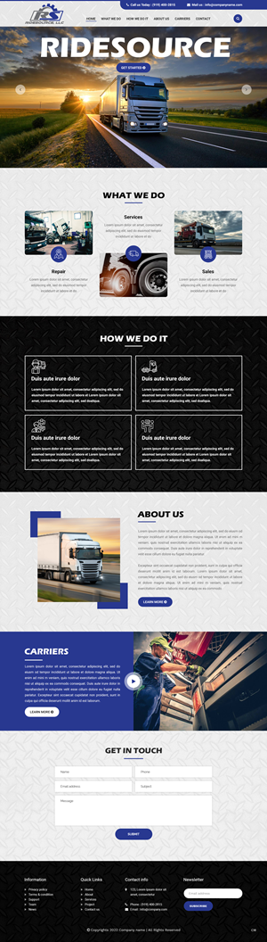 WordPress-Design von pb für RideSource, LLC | Design: #29741314