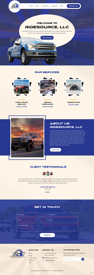 WordPress-Design von pb für RideSource, LLC | Design: #29741315
