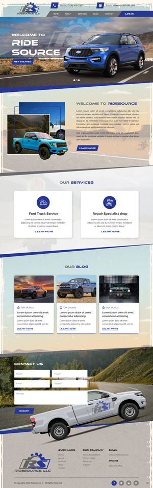 WordPress-Design von pb für RideSource, LLC | Design: #29741316