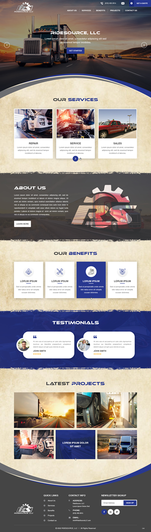 WordPress-Design von pb für RideSource, LLC | Design: #29741317