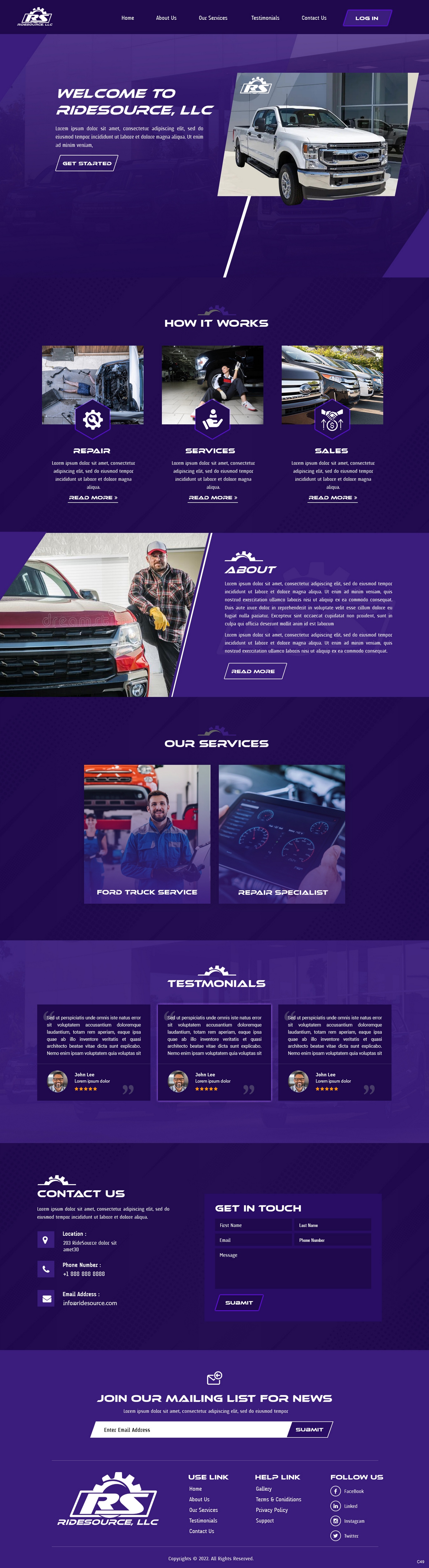 Wordpress Design by pb for RideSource, LLC | Design #29741318