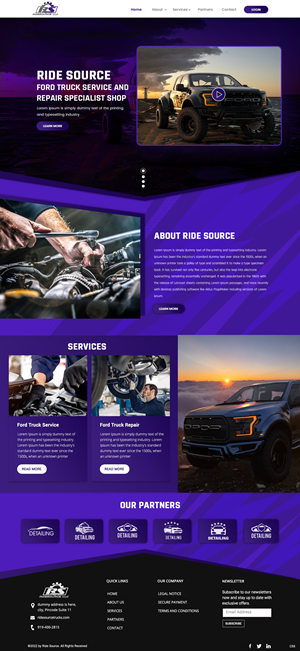 WordPress-Design von pb für RideSource, LLC | Design: #29741320
