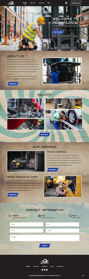 WordPress-Design von pb für RideSource, LLC | Design: #29741321
