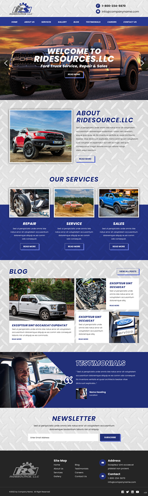 WordPress-Design von pb für RideSource, LLC | Design: #29741322
