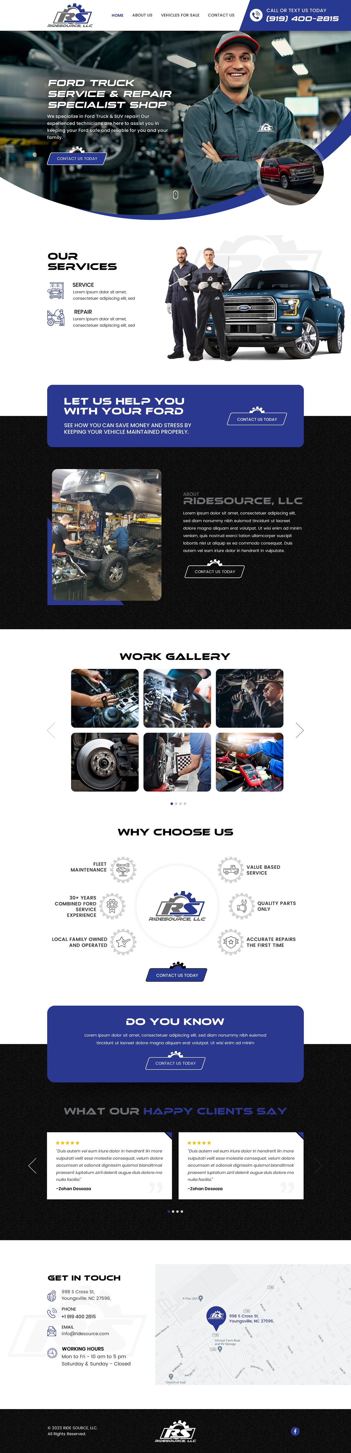 Wordpress Design by Sbss for RideSource, LLC | Design #29857595