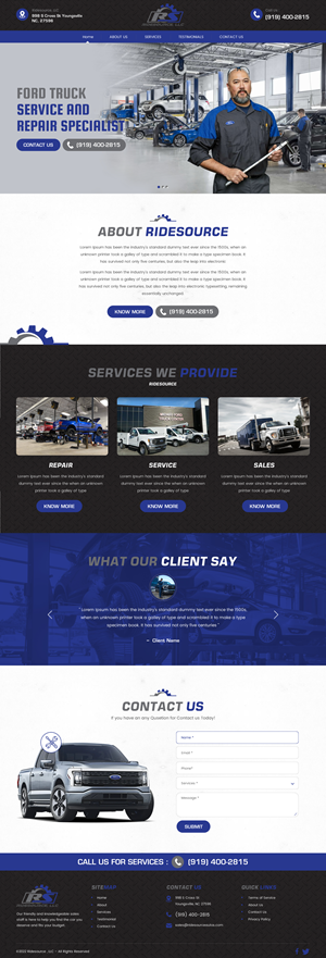 WordPress-Design von rightway für RideSource, LLC | Design: #29744867