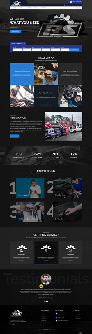 WordPress-Design von sai.designer87 für RideSource, LLC | Design: #29745572