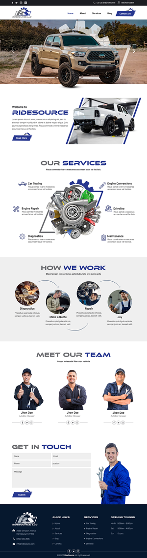 WordPress-Design von sai.designer87 für RideSource, LLC | Design: #29753902