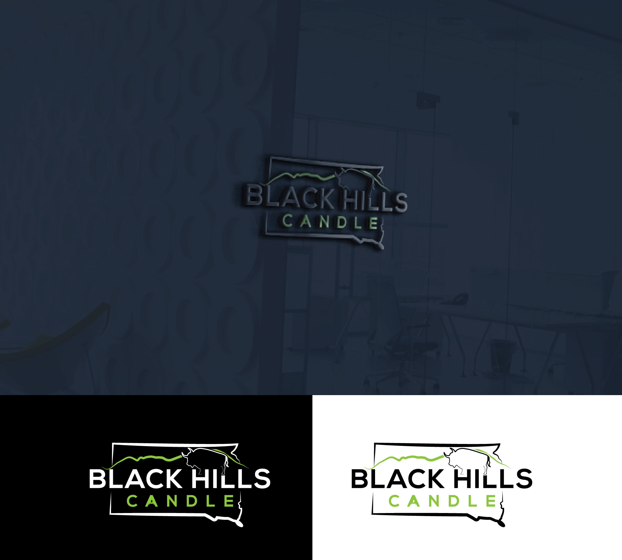 Logo Design by RRR Design for Black Hills Candle | Design #29742918