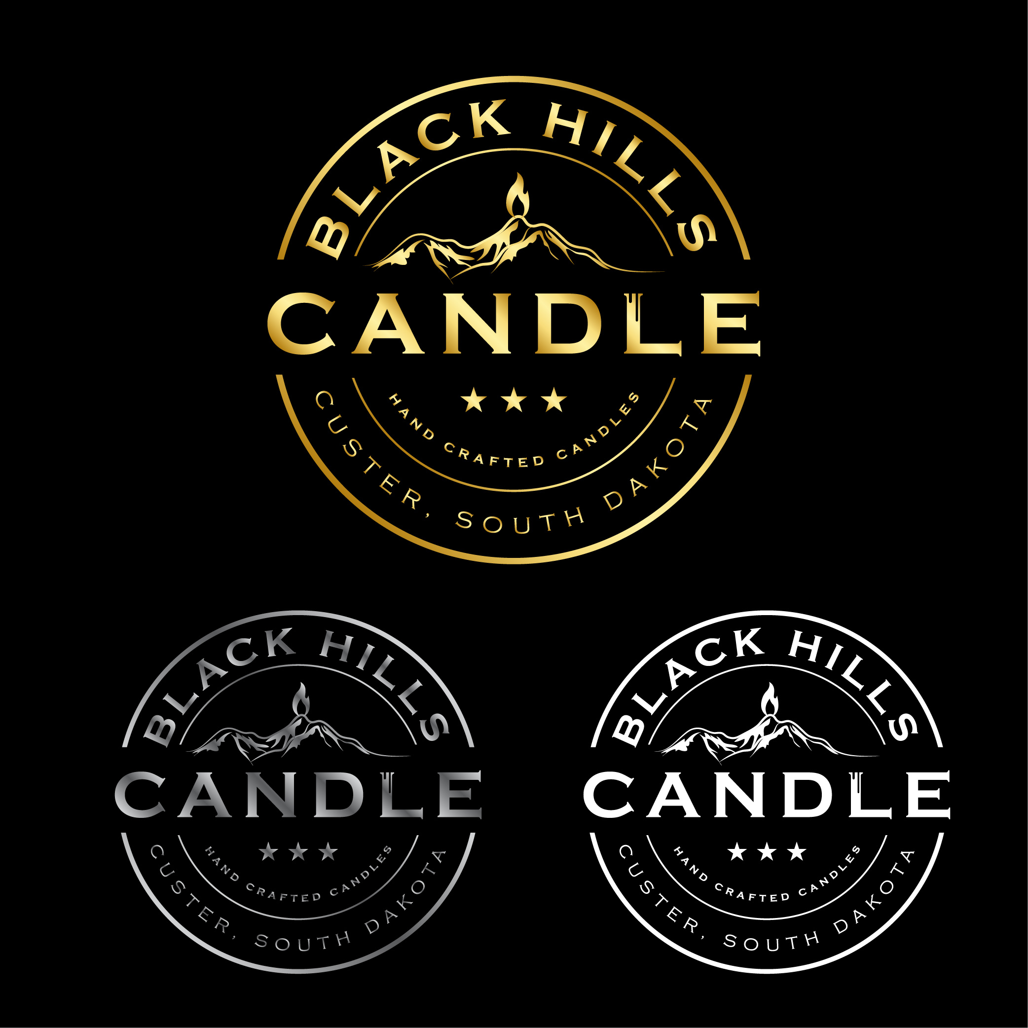 Logo Design by Shey93 for Black Hills Candle | Design #29738127