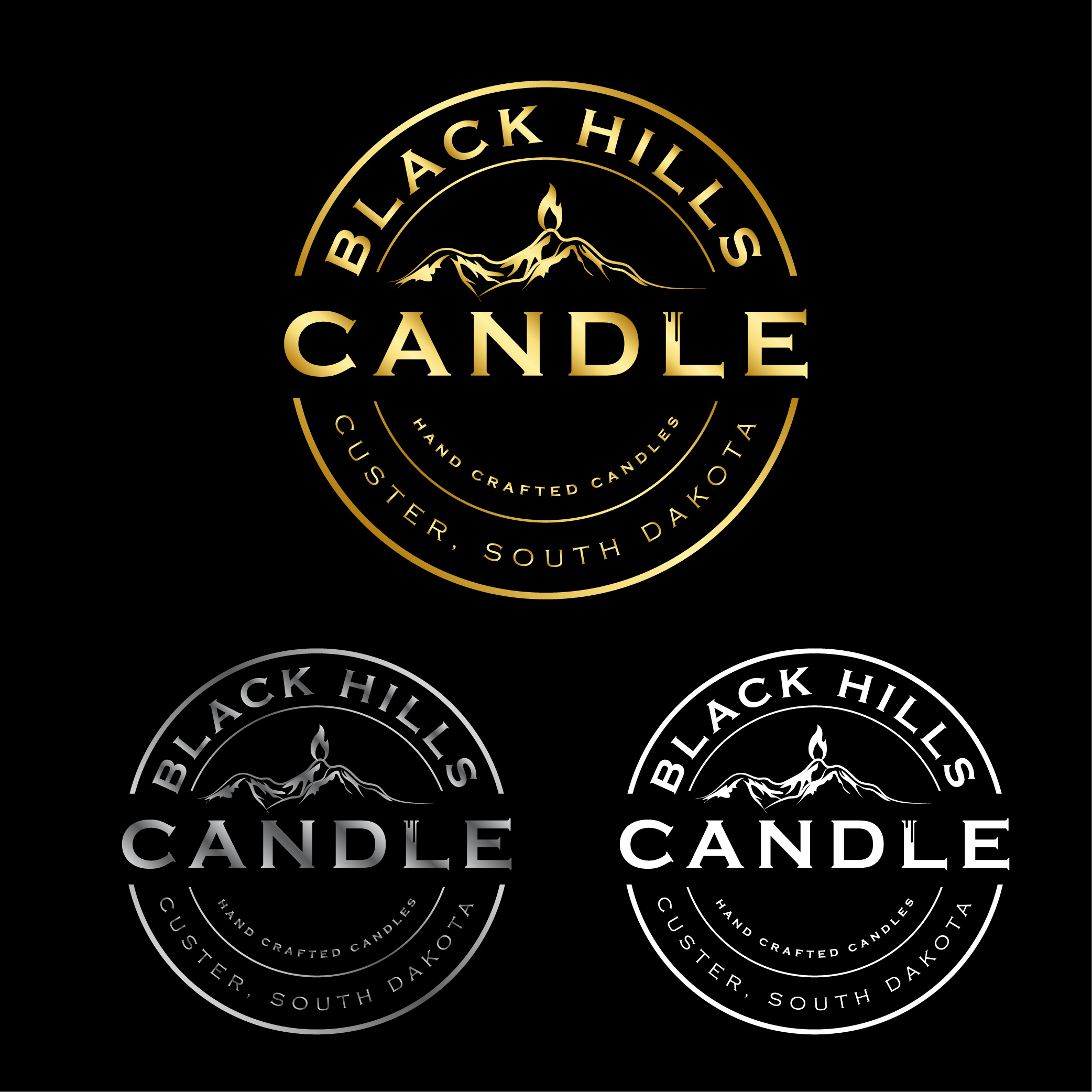 Logo Design by Shey93 for Black Hills Candle | Design: #29742214