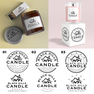 Logo Design by Shey93 for Black Hills Candle | Design: #29743276