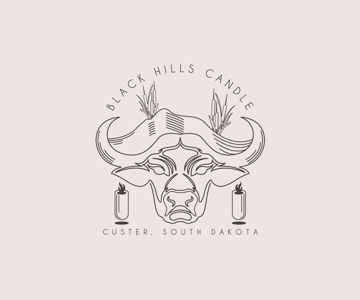 Logo Design by Paint-Tools for Black Hills Candle | Design #29739920