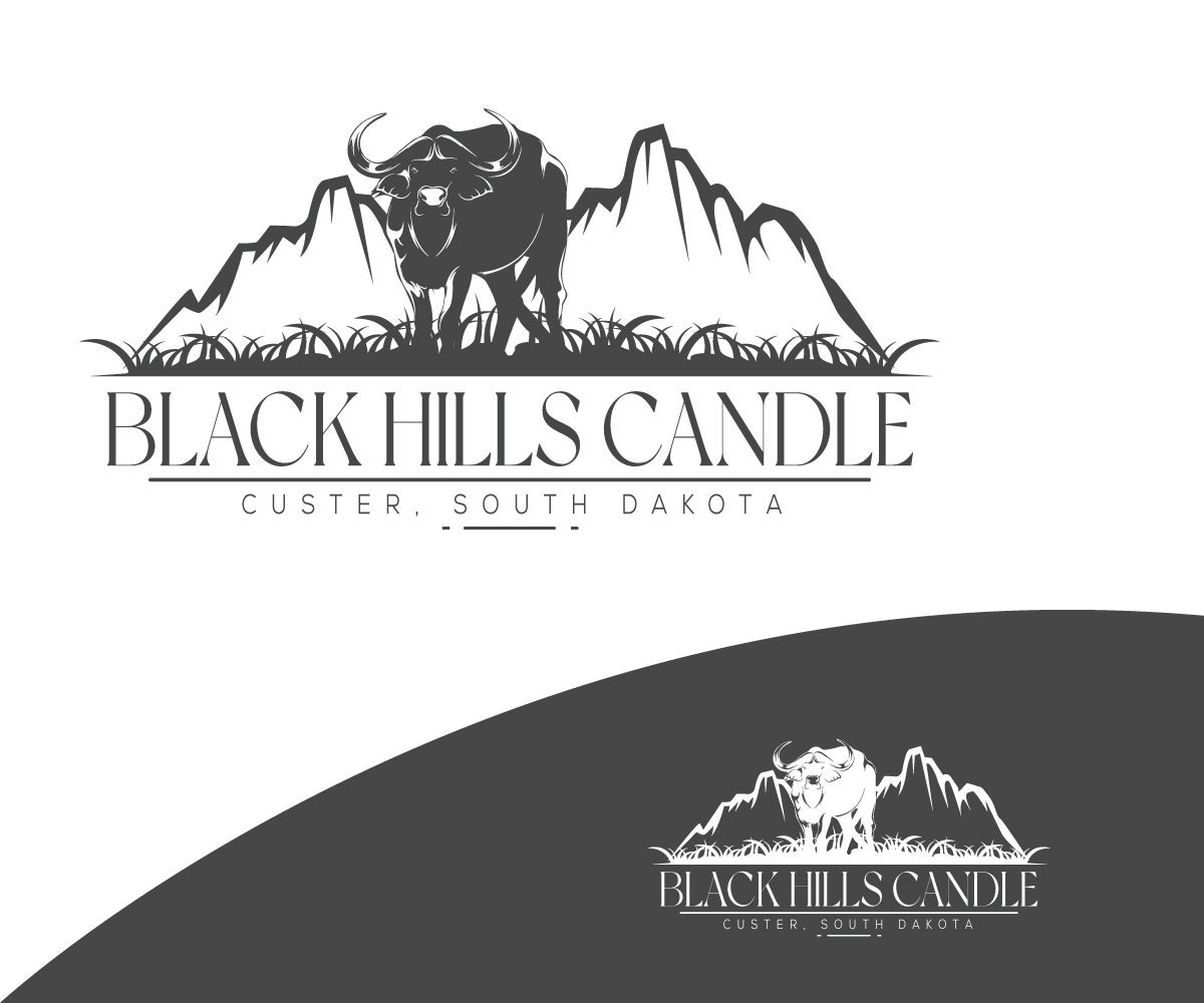 Logo Design by Paint-Tools for Black Hills Candle | Design #29739921