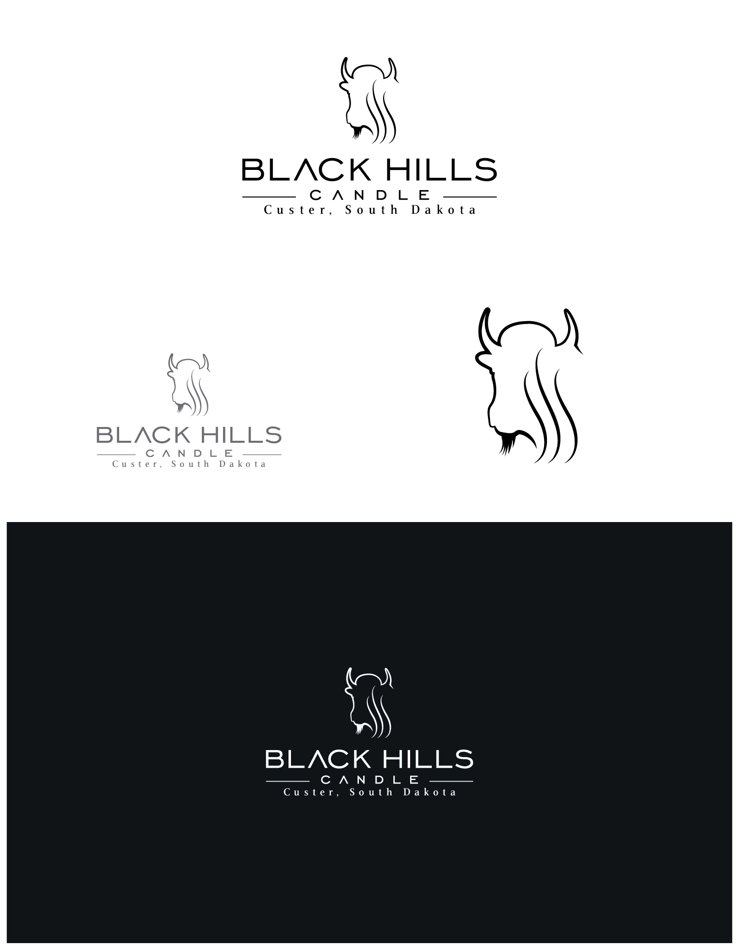 Logo Design by Maxo-Biz for Black Hills Candle | Design #29744973