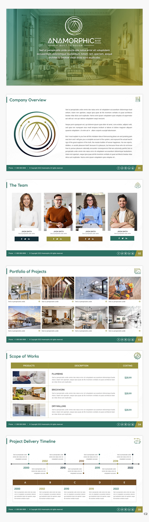 PowerPoint Design by pb for Anamorphic & co.  | Design: #29750869
