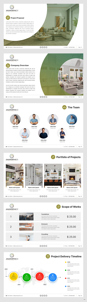 PowerPoint Design by pb for Anamorphic & co.  | Design: #29750870