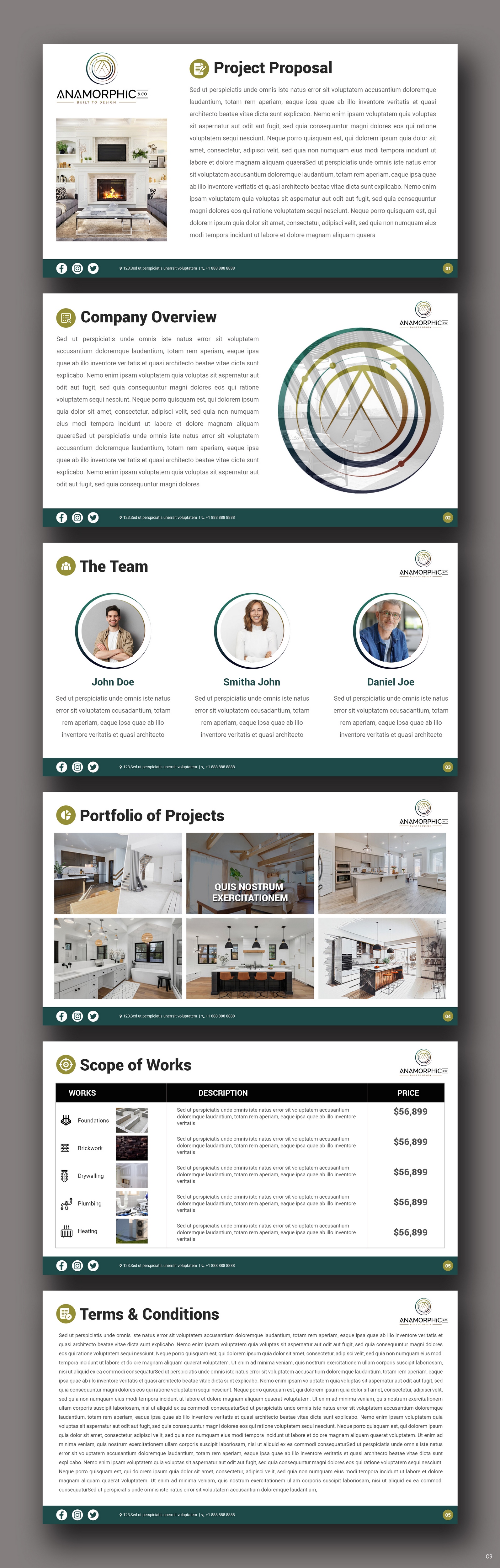 PowerPoint Design by pb for Anamorphic & co.  | Design #29750871
