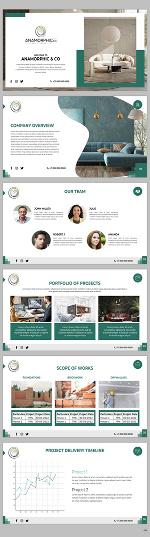 PowerPoint Design by pb for Anamorphic & co.  | Design: #29750873