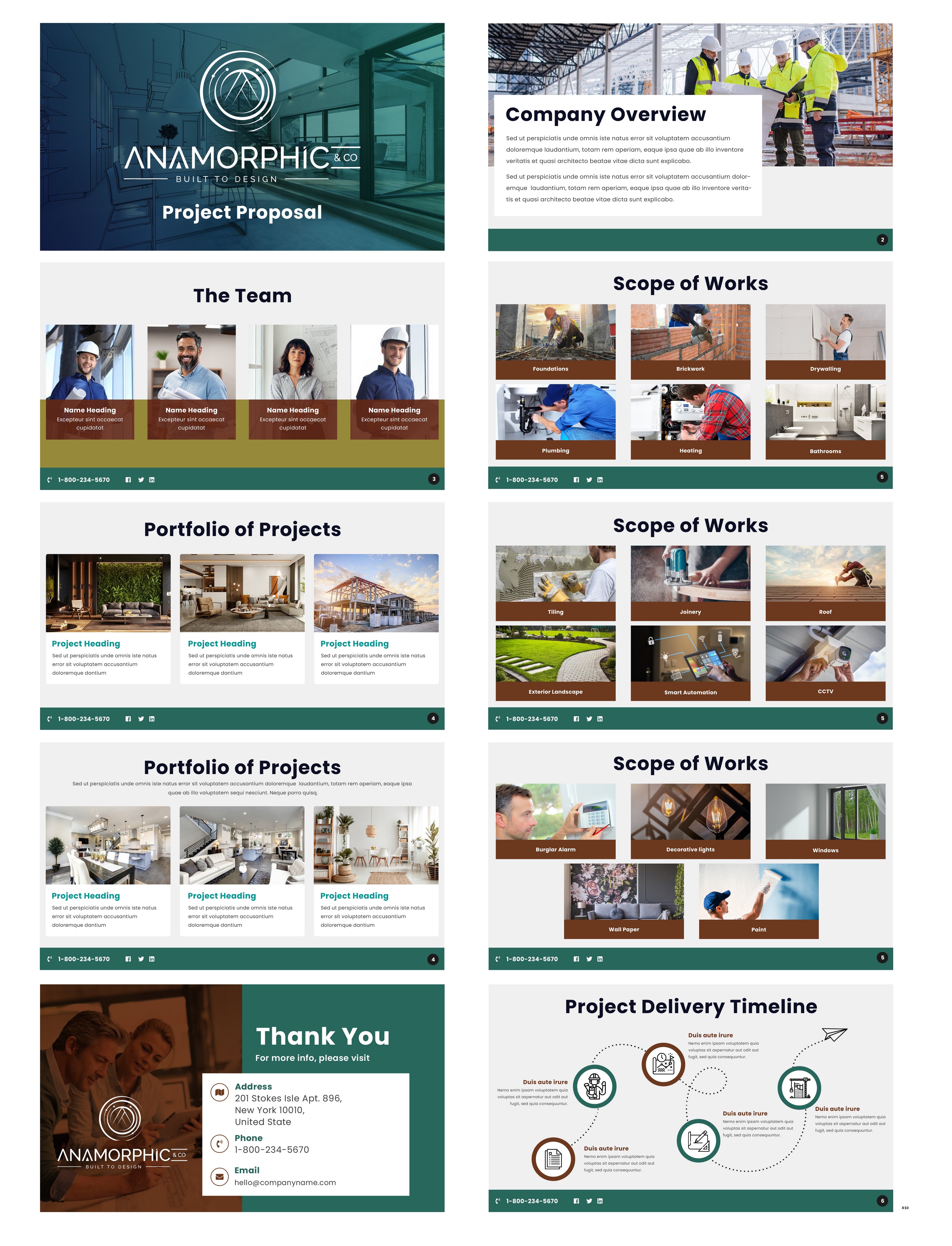 PowerPoint Design by pb for Anamorphic & co.  | Design #29750876
