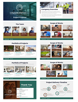 PowerPoint Design by pb for Anamorphic & co.  | Design: #29750876
