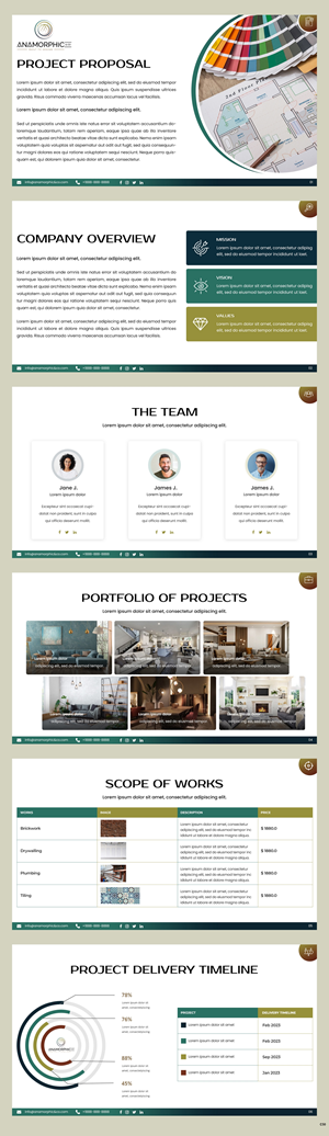 PowerPoint Design by pb for Anamorphic & co.  | Design: #29754581