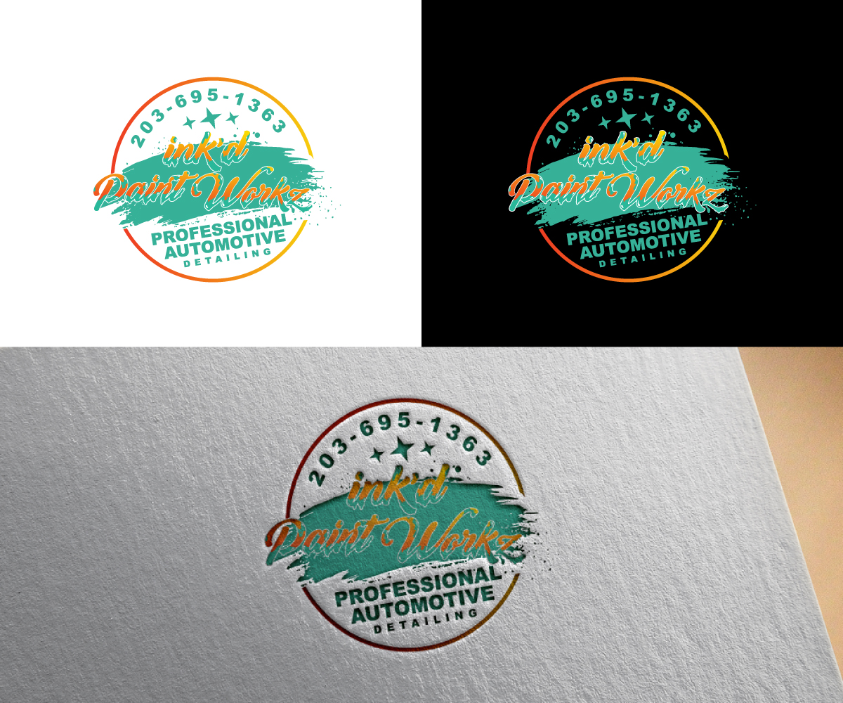 Logo Design by RS_Design for Ink’d paint workz | Design #29745293