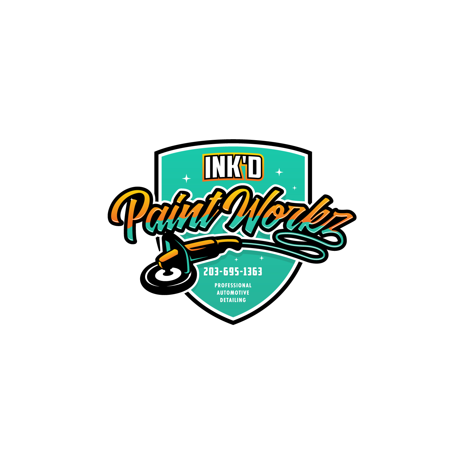 Logo Design by Nglray for Ink’d paint workz | Design #29758933