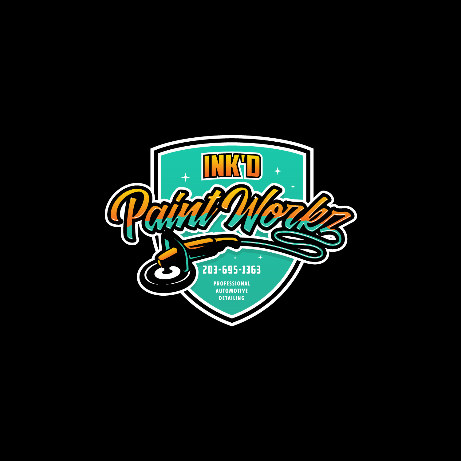 Logo Design by Nglray for Ink’d paint workz | Design #29758934