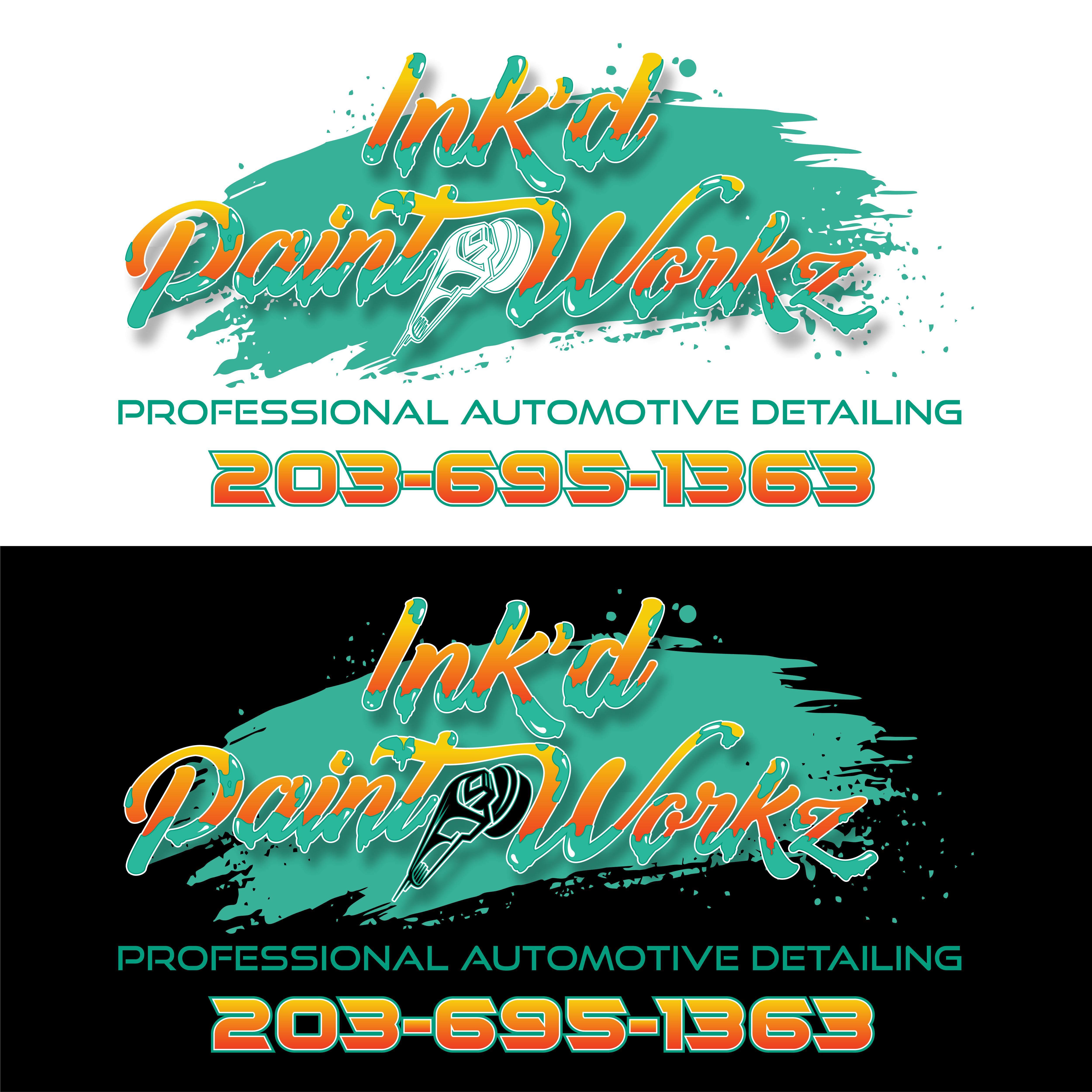 Diseño de Logo por SufyanPK para Ink’d paint workz | Diseño #29757135