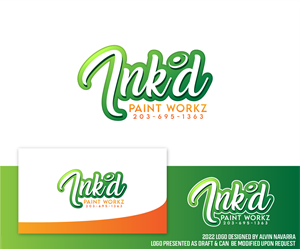 Logo Design by alvinnavarra for Ink’d paint workz | Design: #29748516