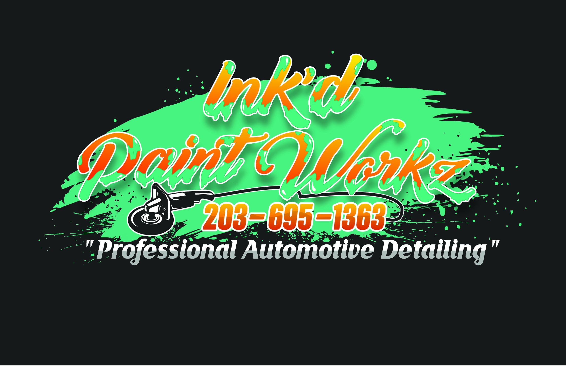 Logo Design by YERR® for Ink’d paint workz | Design #29742159