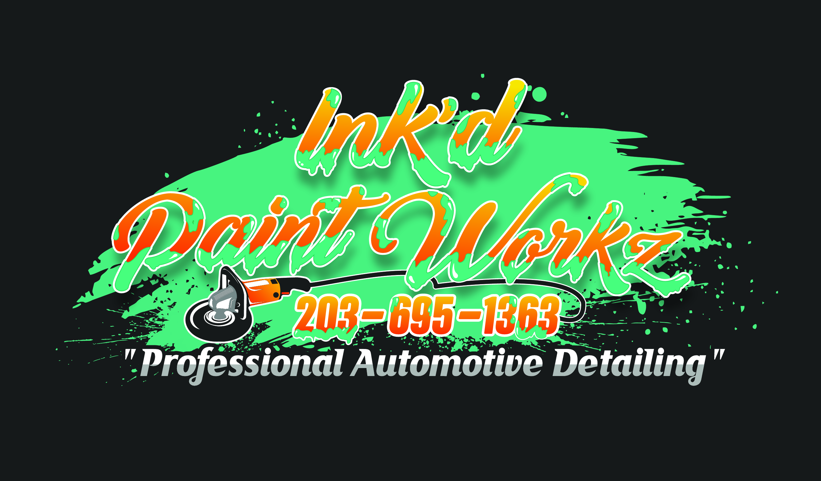 Logo Design by YERR® for Ink’d paint workz | Design #29758755
