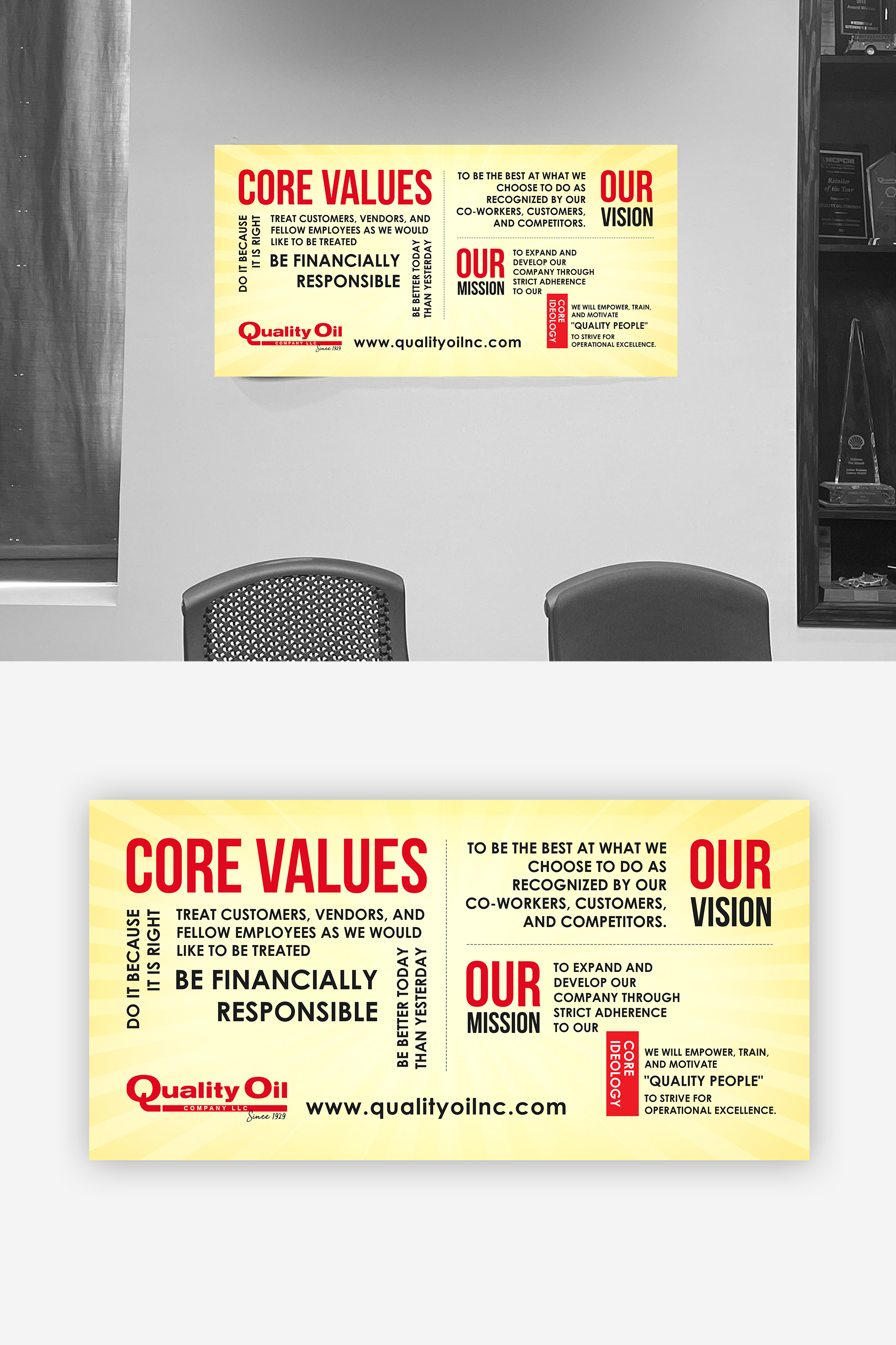 Diseño Gráfico por debdesign para Quality Oil Company | Diseño #29743312