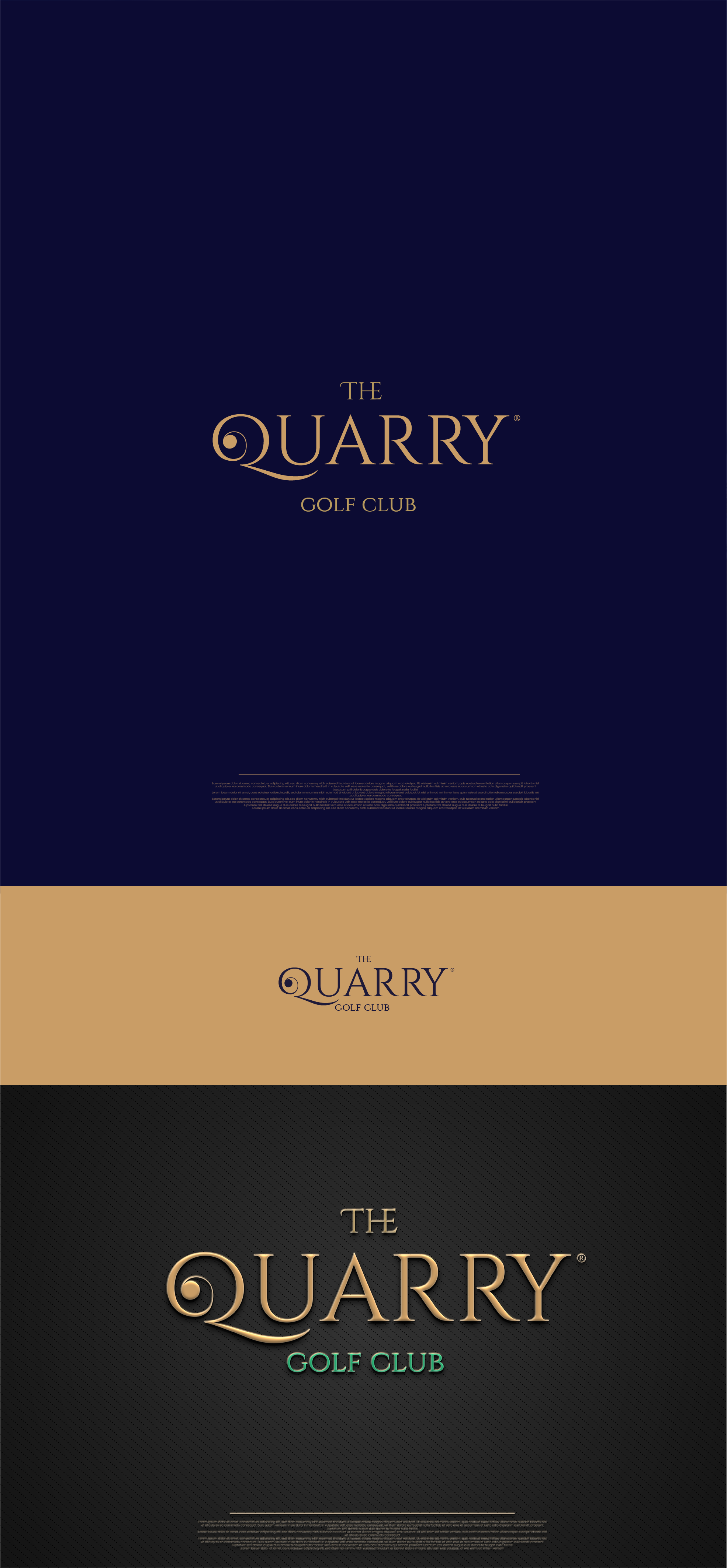 Logo Design by graphicawy for The Quarry Golf Club | Design #29747836