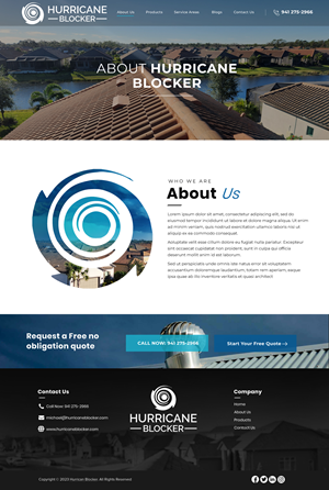 Web Design by Blue Sparrow for this project | Design: #29807602