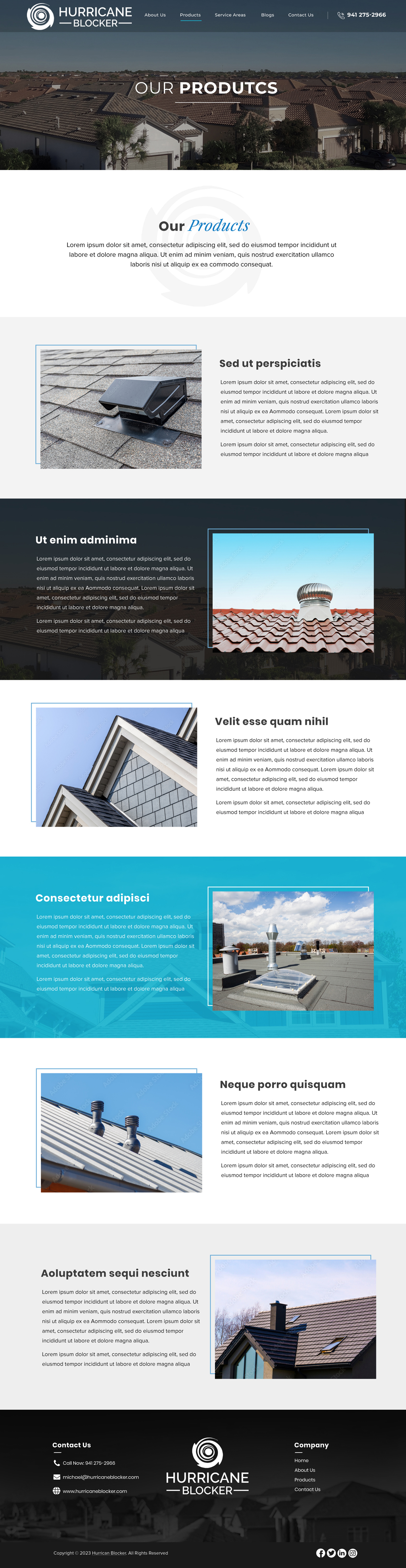 Web Design by Blue Sparrow for this project | Design #29807604