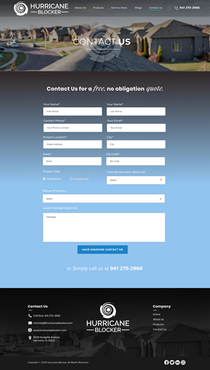 Web Design by Blue Sparrow for this project | Design: #29873313