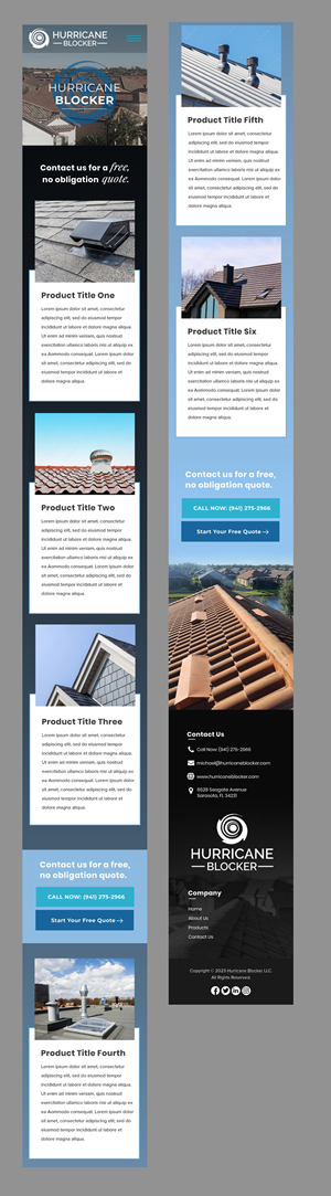 Web Design by Blue Sparrow for this project | Design: #29907524