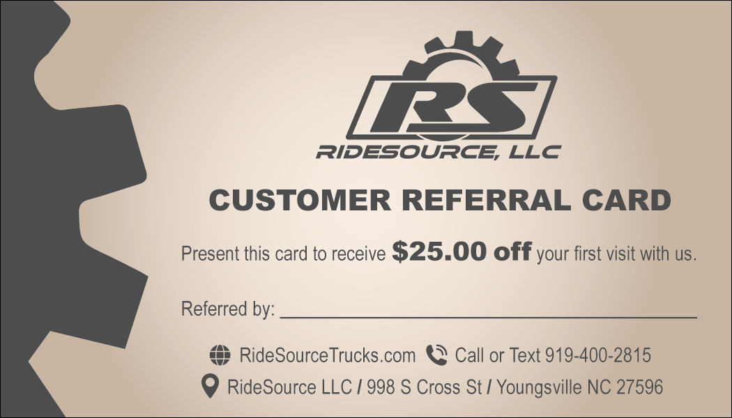 Business Card Design by MarkoE for RideSource, LLC | Design #29750116