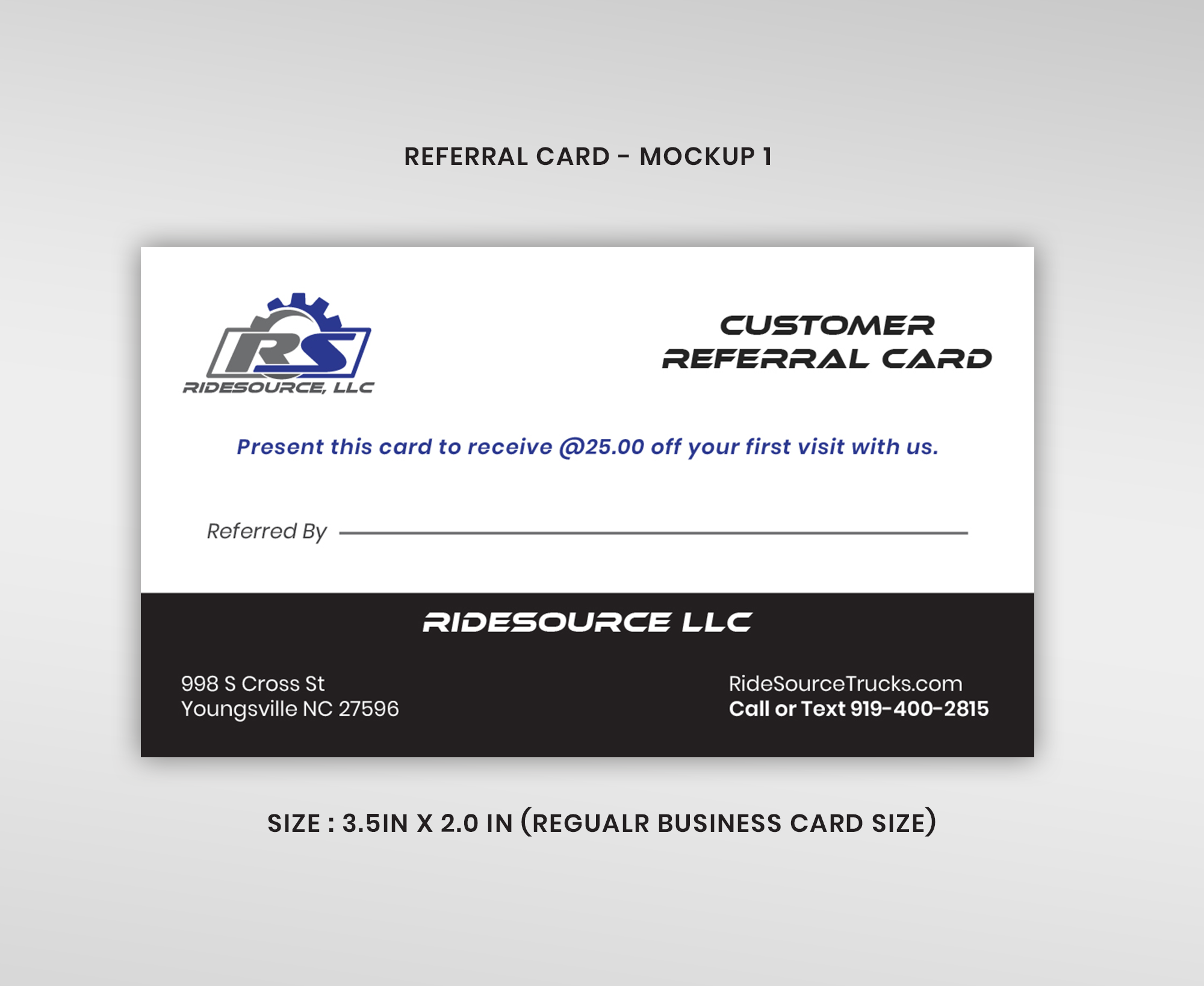 Design de Carte de Visite par Expert Designer pour RideSource, LLC | Design #29748372