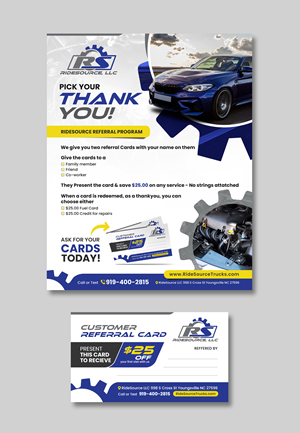 Business Card Design by debdesign for RideSource, LLC | Design: #29748801