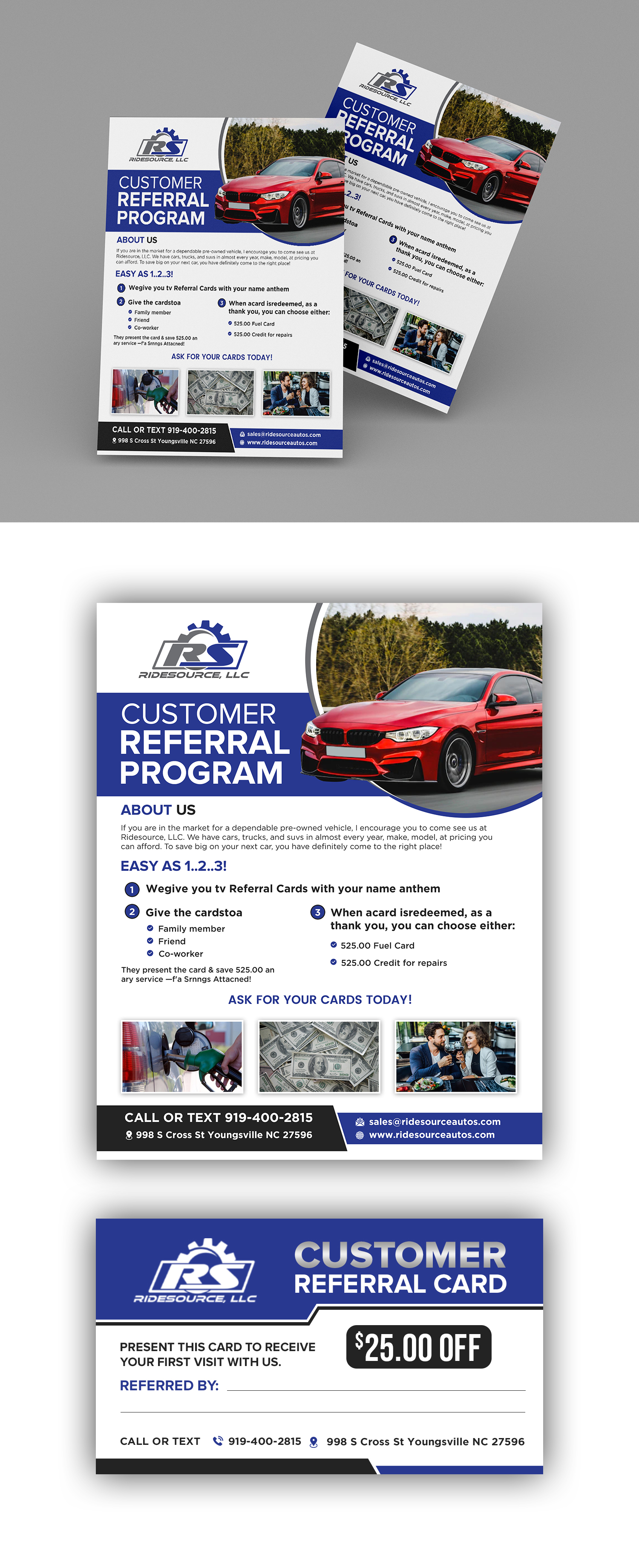 Business Card Design by debdesign for RideSource, LLC | Design #29749164