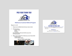 Business Card Design by Creations Box 2015 for RideSource, LLC | Design: #29752860
