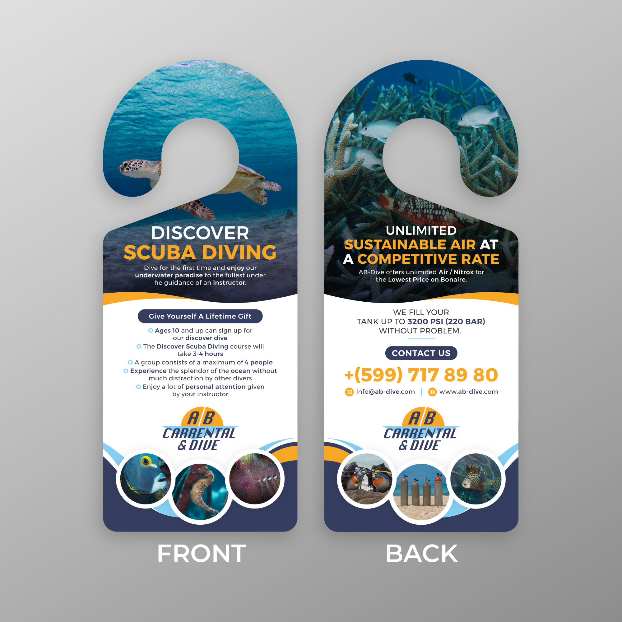 Flyer Design by KreativeMadz for AB Dive | Design #29761923