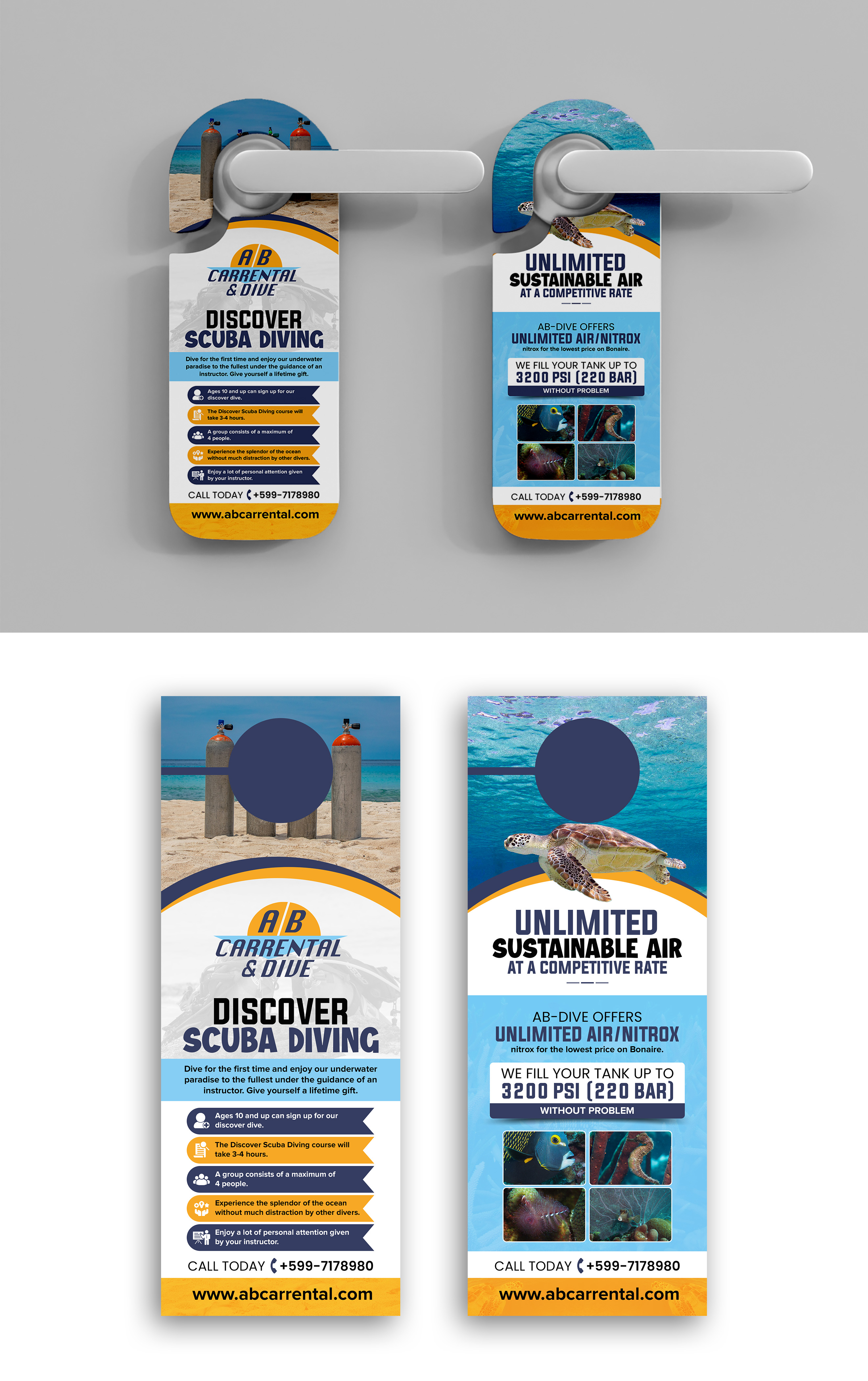 Flyer Design by debdesign for AB Dive | Design #29760542